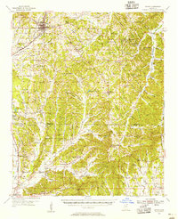 Ripley 1955 topographic map thumbnail