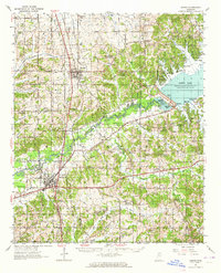 Sardis 1952 topographic map thumbnail