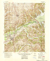 Sardis 1953 topographic map thumbnail