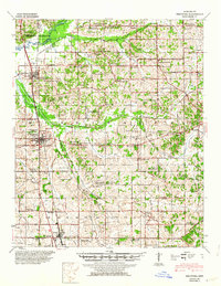 Senatobia 1944 topographic map thumbnail