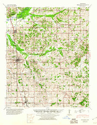 Senatobia 1944 topographic map thumbnail