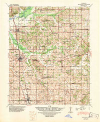 Senatobia 1944 topographic map thumbnail