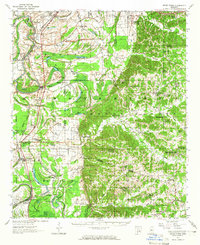 Seven Pines 1957 topographic map thumbnail