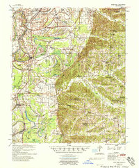 Seven Pines 1958 topographic map thumbnail