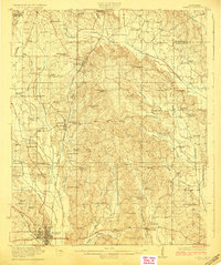 Tupelo 1923 topographic map thumbnail