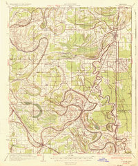 Tutwiler 1935 topographic map thumbnail
