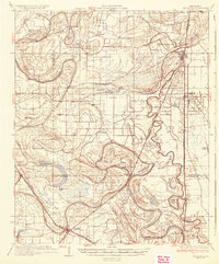 Tutwiler 1935 topographic map thumbnail
