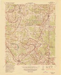 Tutwiler 1939 topographic map thumbnail