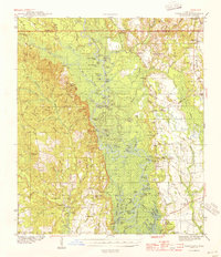 Vancleave 1943 topographic map thumbnail
