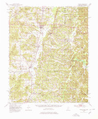 Walnut 1951 topographic map preview