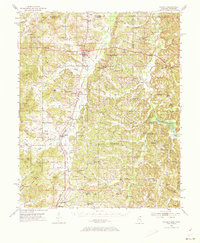 Walnut 1951 topographic map thumbnail