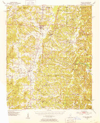 Walnut 1951 topographic map thumbnail