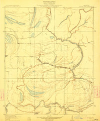 Walnut Lake 1910 topographic map thumbnail