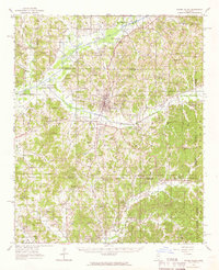 Water Valley 1954 topographic map thumbnail