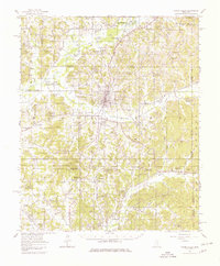 Water Valley 1954 topographic map thumbnail