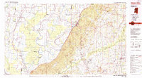 Yazoo City 1984 topographic map thumbnail