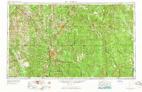 Hattiesburg 1953 topographic map thumbnail