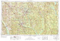 Hattiesburg 1953 topographic map thumbnail