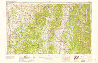 Tupelo 1958 topographic map thumbnail