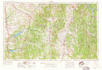 Tupelo 1956 topographic map thumbnail