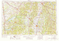 Tupelo 1956 topographic map thumbnail