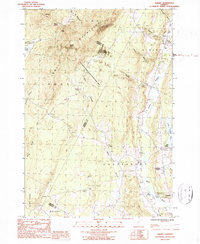 Albany 1986 topographic map thumbnail