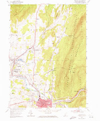 Bennington 1954 topographic map thumbnail
