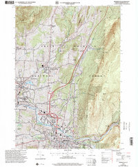 Bennington 1997 topographic map thumbnail