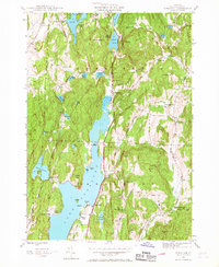 Bomoseen 1944 topographic map thumbnail