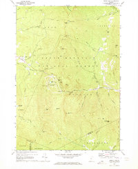 Bread Loaf 1970 topographic map thumbnail