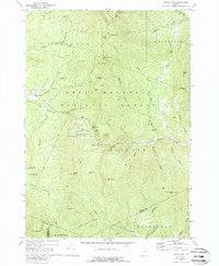 Bread Loaf 1970 topographic map thumbnail