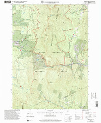 Bread Loaf 1997 topographic map thumbnail