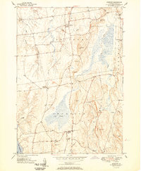 Bridport 1950 topographic map thumbnail