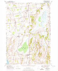 Bridport 1949 topographic map thumbnail