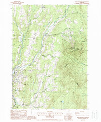 Burke Mountain 1988 topographic map thumbnail