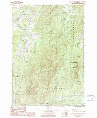 Cold Hollow Mountains 1986 topographic map preview