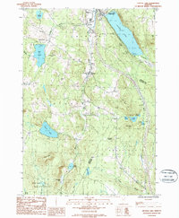 Crystal Lake 1986 topographic map thumbnail