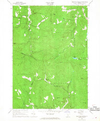 Delectable Mountain 1966 topographic map thumbnail