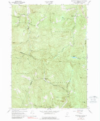 Delectable Mountain 1966 topographic map thumbnail