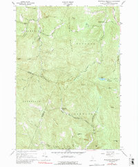 Delectable Mountain 1966 topographic map thumbnail