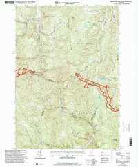 Delectable Mountain 1996 topographic map thumbnail
