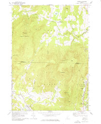 Dorset 1967 topographic map thumbnail