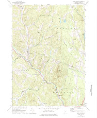 East Corinth 1973 topographic map thumbnail