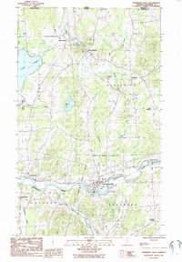 Enosburg Falls 1986 topographic map thumbnail