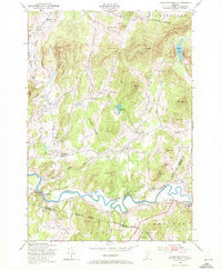 Gilson Mountain 1948 topographic map thumbnail