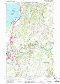 Highgate Center 1964 topographic map thumbnail