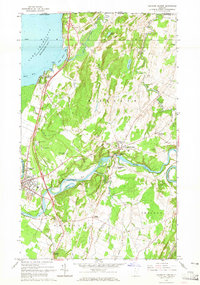 Highgate Center 1964 topographic map thumbnail