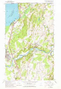 Highgate Center 1964 topographic map thumbnail
