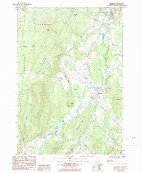 Irasburg 1986 topographic map thumbnail