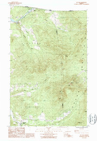 Jay Peak 1986 topographic map thumbnail